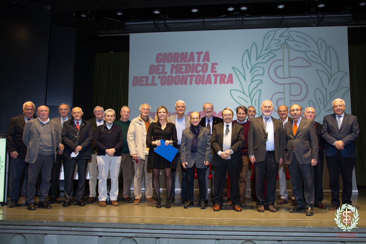 i premiati per i 50 anni di laurea